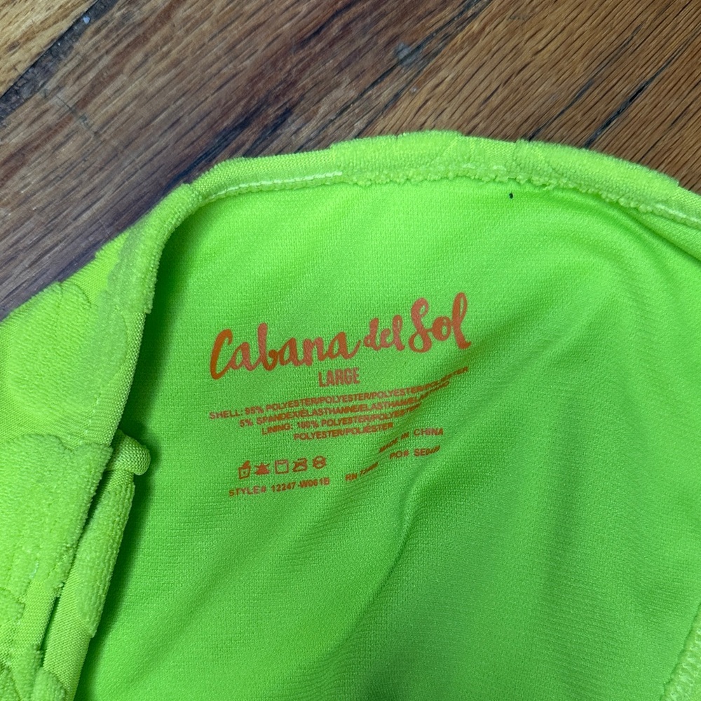 Neon Yellow Bikini Set - Picture 8 of 9